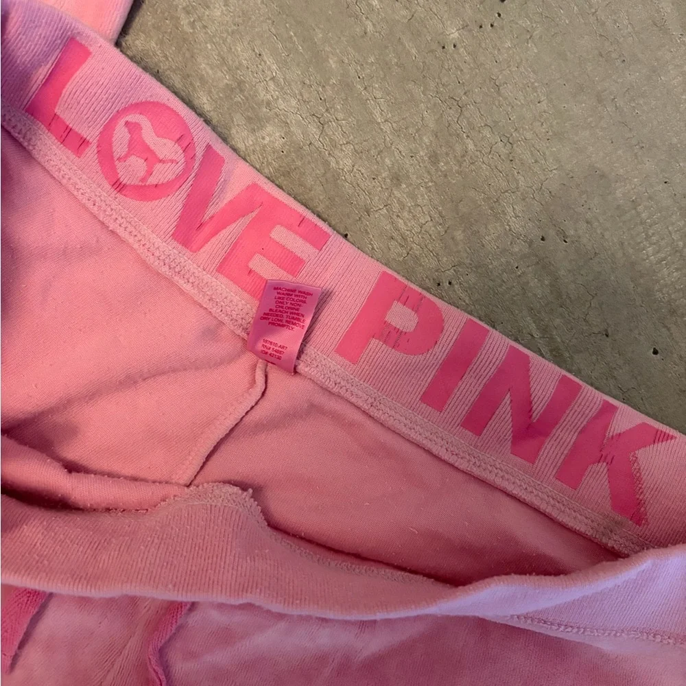 VINTAGE 2005 Rare PINK Victoria's Secret Pink Velour Track Pants Size Medium